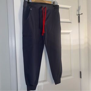 FIGS Zamora Jogger Scrub Pants in Charcoal- Size Small Petite